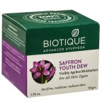 Biotique Advanced Ayurveda Bio Saffron Youth Dew Visibly Ageless Moisturizer, 50 gm